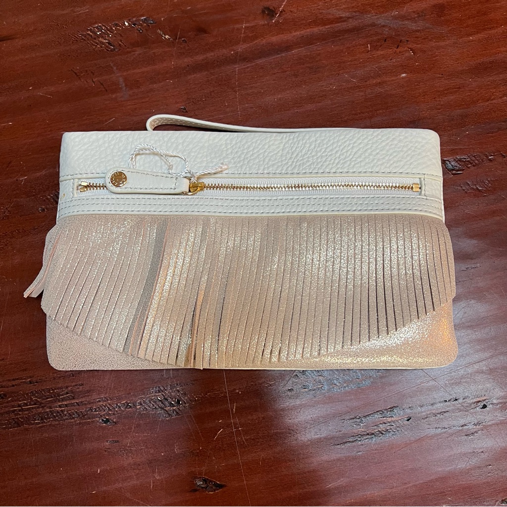 Vera Bradley Fringed Mia Wristlet Nwt